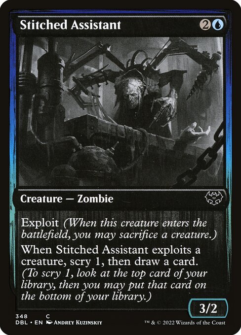 Innistrad: Double Feature - 348 - Stitched Assistant - Common