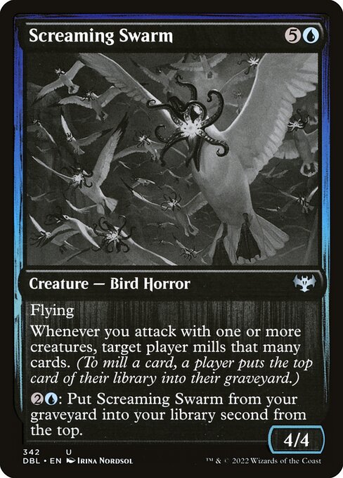 Innistrad: Double Feature - 342 - Screaming Swarm - Uncommon