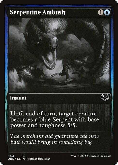 Innistrad: Double Feature - 344 - Serpentine Ambush - Common