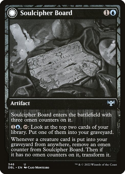 Innistrad: Double Feature - 346 - Soulcipher Board // Cipherbound Spirit - Uncommon