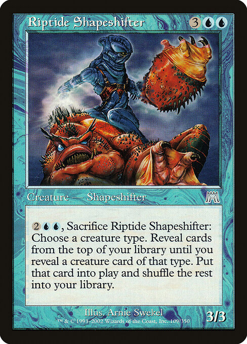 Onslaught - 109 - Riptide Shapeshifter - Uncommon