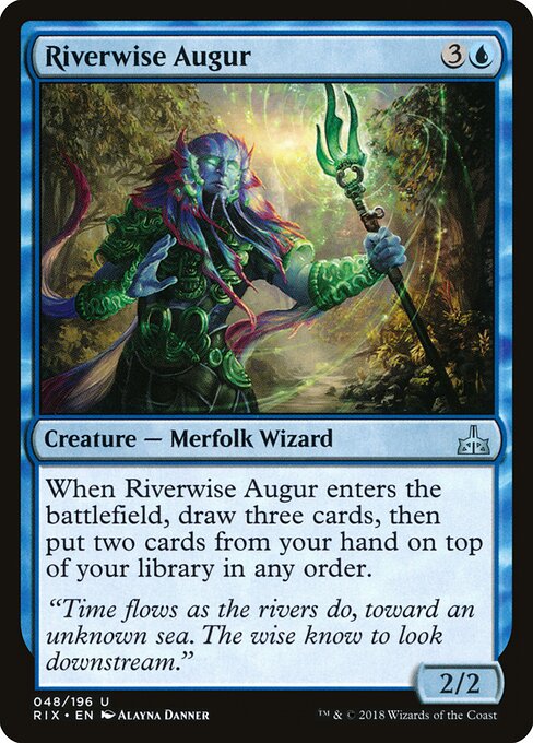 Rivals of Ixalan - 48 - Riverwise Augur - Uncommon
