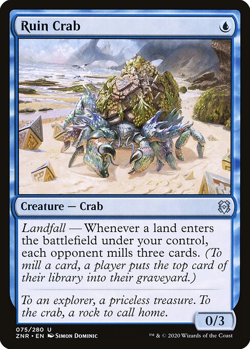 Zendikar Rising - 75 - Ruin Crab - Uncommon
