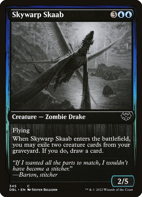 Innistrad: Double Feature - 345 - Skywarp Skaab - Common