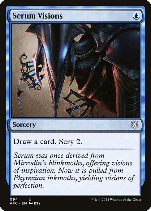 Forgotten Realms Commander - 94 - Serum Visions - Uncommon