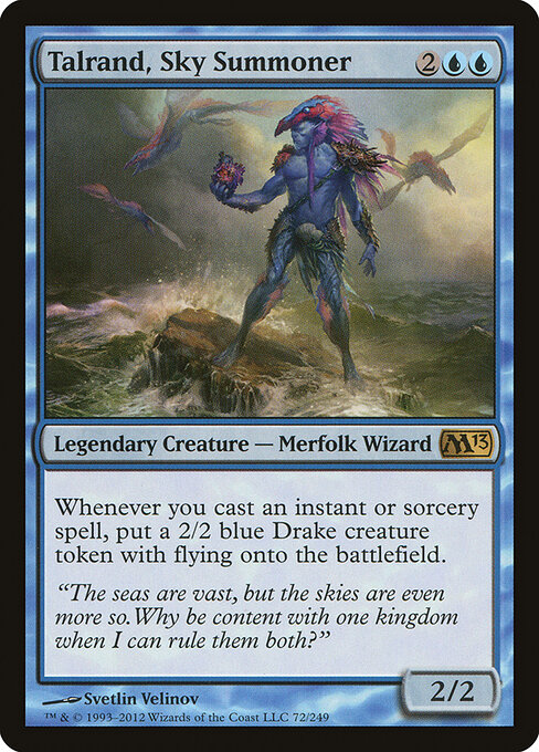 Magic 2013 - 72 - Talrand, Sky Summoner - Rare