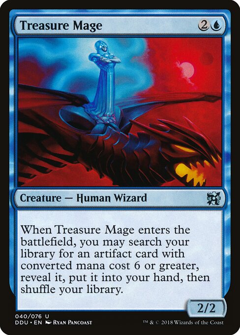 Duel Decks: Elves vs. Inventors - 40 - Treasure Mage - Uncommon