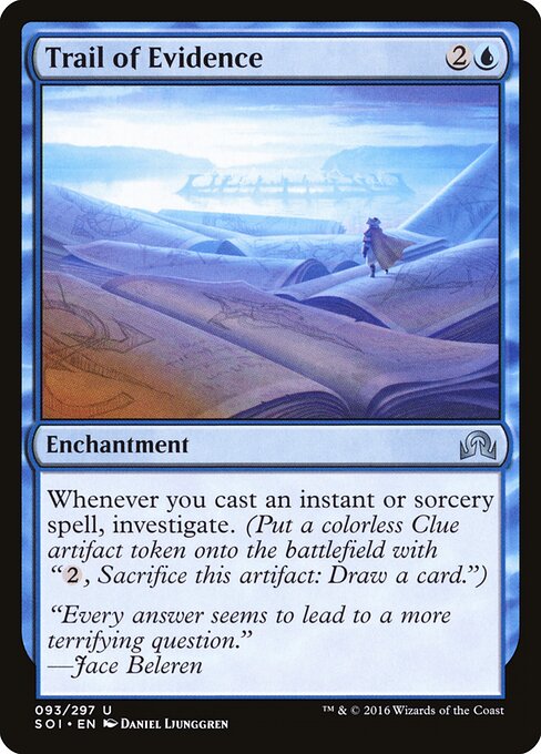 Shadows over Innistrad - 93 - Trail of Evidence - Uncommon