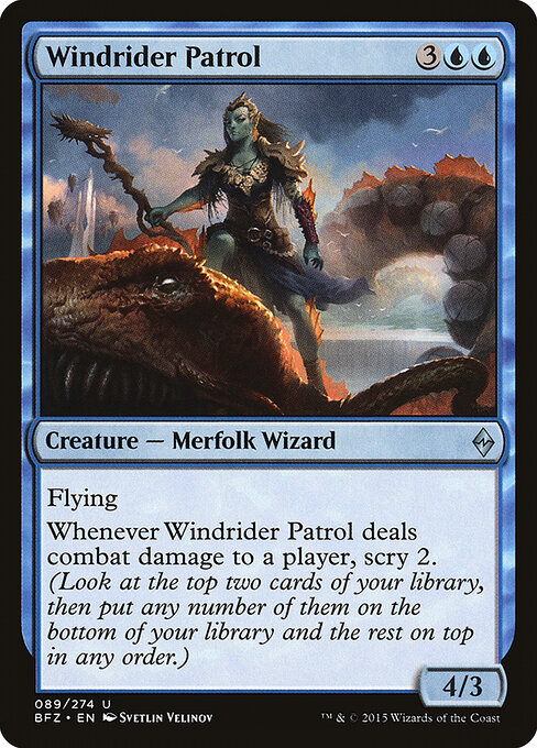 Battle for Zendikar - 89 - Windrider Patrol - Uncommon