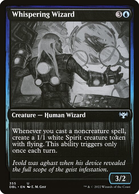 Innistrad: Double Feature - 355 - Whispering Wizard - Uncommon