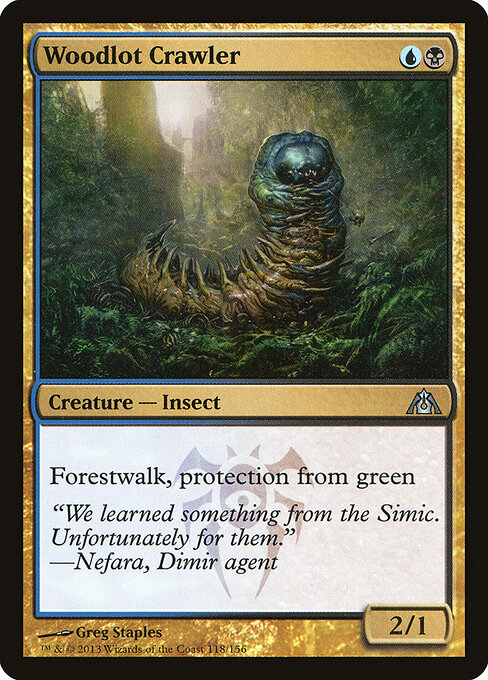 Dragon's Maze - 118 - Woodlot Crawler - Uncommon