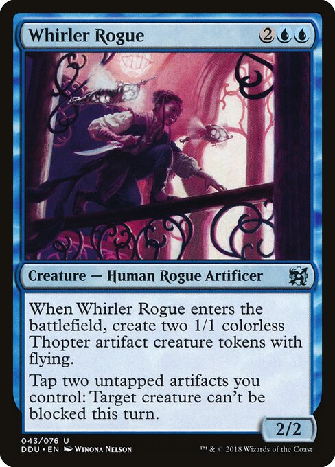 Duel Decks: Elves vs. Inventors - 43 - Whirler Rogue - Uncommon