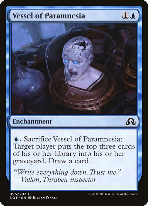 Shadows over Innistrad - 95 - Vessel of Paramnesia - Common