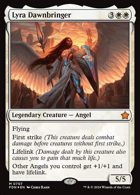 Foundations - 707 - Lyra Dawnbringer - Mythic - Foil