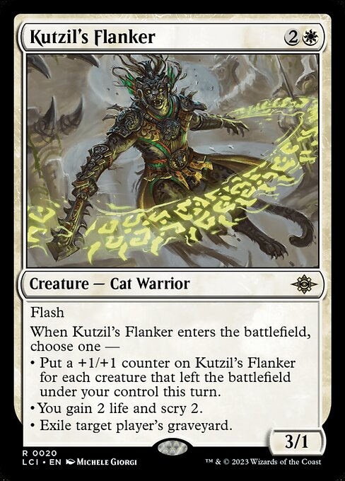 The Lost Caverns of Ixalan - 20 - Kutzil's Flanker - Rare - Foil