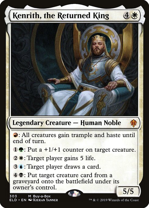 Throne of Eldraine - 303 - Kenrith, the Returned King - Mythic - Foil