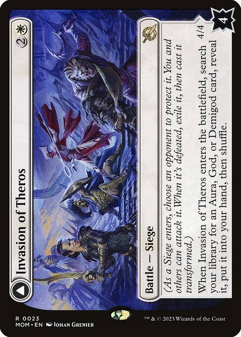 March of the Machine - 23 - Invasion of Theros // Ephara, Ever-Sheltering - Rare - Foil