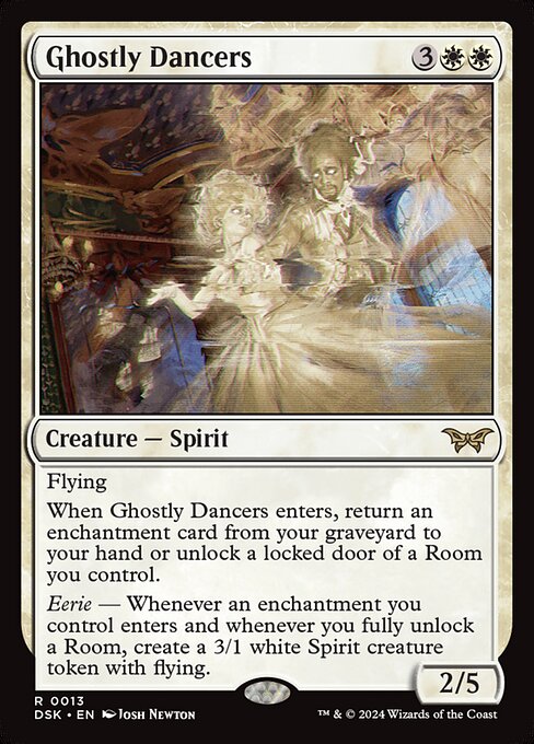 Duskmourn: House of Horror - 13 - Ghostly Dancers - Rare - Foil