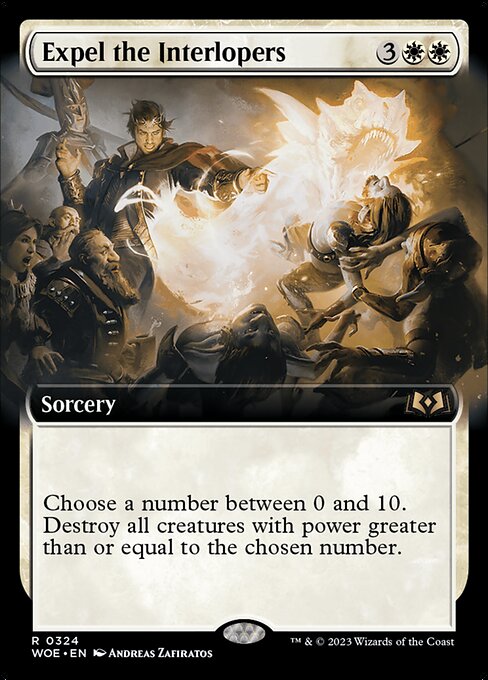 Wilds of Eldraine - 324 - Expel the Interlopers - Rare - Extended Art Foil