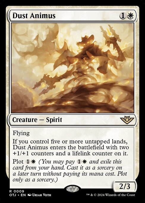 Outlaws of Thunder Junction - 9 - Dust Animus - Rare - Foil