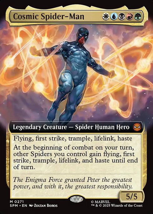 Marvel's Spider-Man - 271 - Cosmic Spider-Man - Mythic - Extended Art Foil