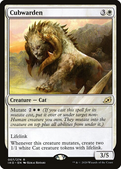 Ikoria: Lair of Behemoths - 7 - Cubwarden - Rare - Foil