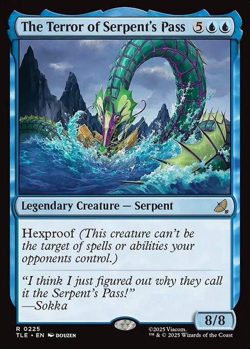 Avatar: The Last Airbender Eternal - 225 - The Terror of Serpent's Pass - Rare - Foil