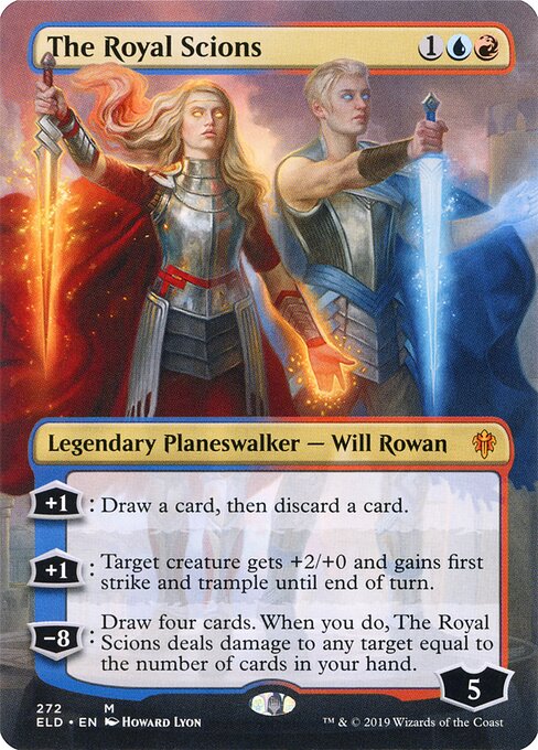Throne of Eldraine - 272 - The Royal Scions - Mythic - Borderless Foil