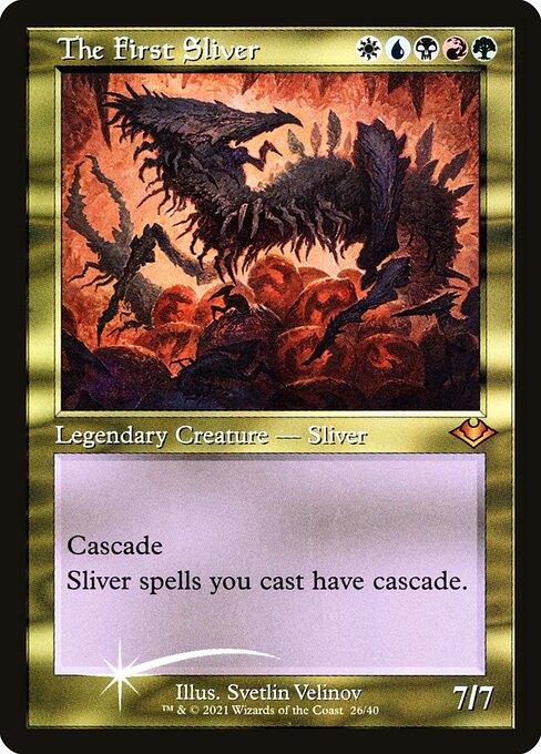 Modern Horizons 1 Timeshifts - 26 - The First Sliver - Mythic - Foil