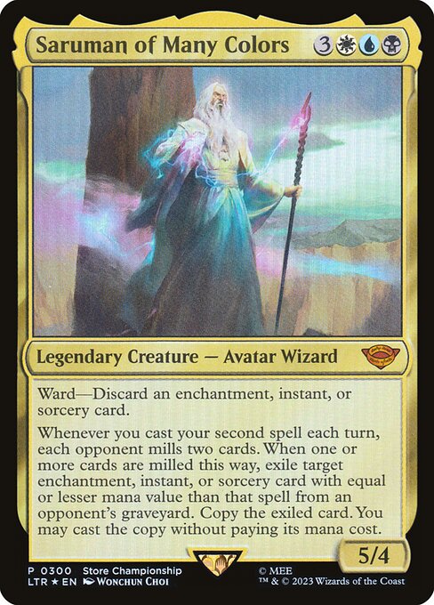 The Lord of the Rings: Tales of Middle-earth - 300 - Saruman of Many Colors - Mythic - Foil