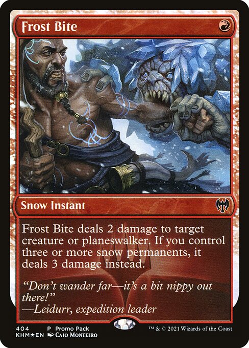 Kaldheim - 404 - Frost Bite - Common - Foil