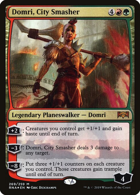 Ravnica Allegiance - 269 - Domri, City Smasher - Mythic - Foil