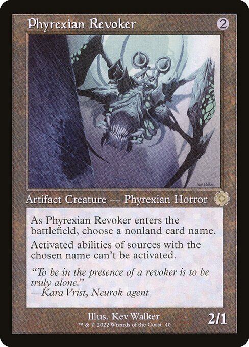 The Brothers' War Retro Artifacts - 40 - Phyrexian Revoker - Rare - Foil