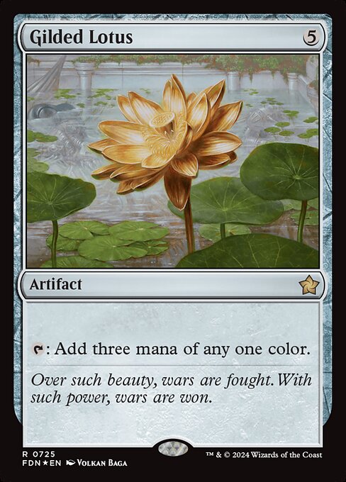Foundations - 725 - Gilded Lotus - Rare - Foil