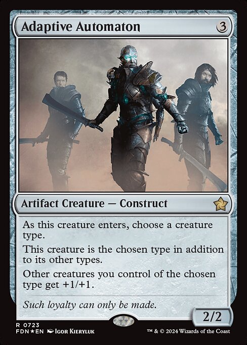 Foundations - 723 - Adaptive Automaton - Rare - Foil