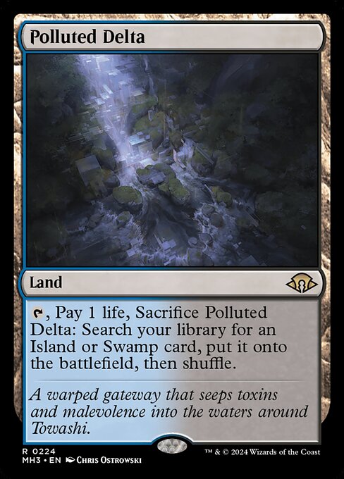 Modern Horizons 3 - 224 - Polluted Delta - Rare - Foil