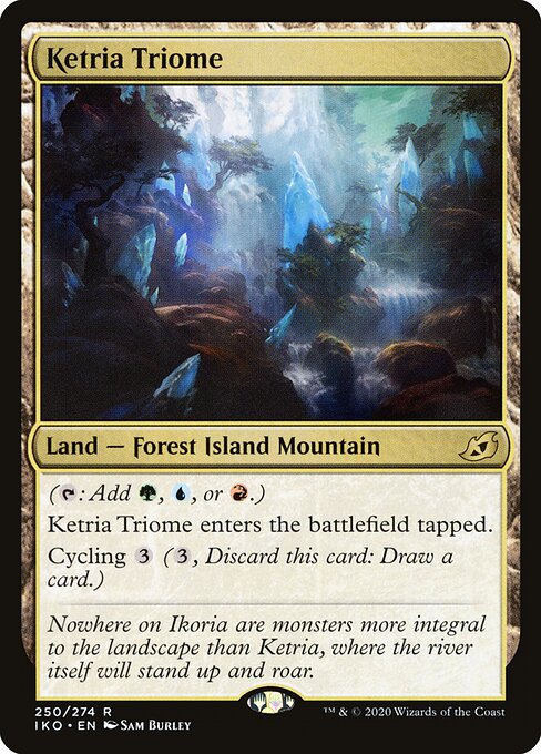 Ikoria: Lair of Behemoths - 250 - Ketria Triome - Rare - Foil