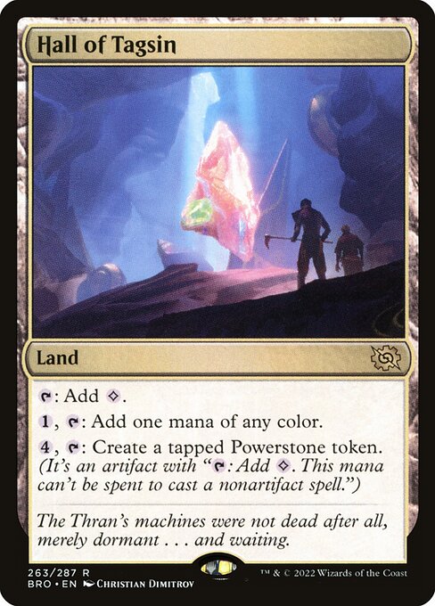 The Brothers' War - 263 - Hall of Tagsin - Rare - Foil