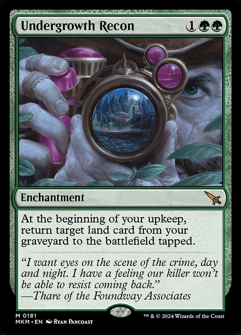 Murders at Karlov Manor - 181 - Undergrowth Recon - Mythic - Foil
