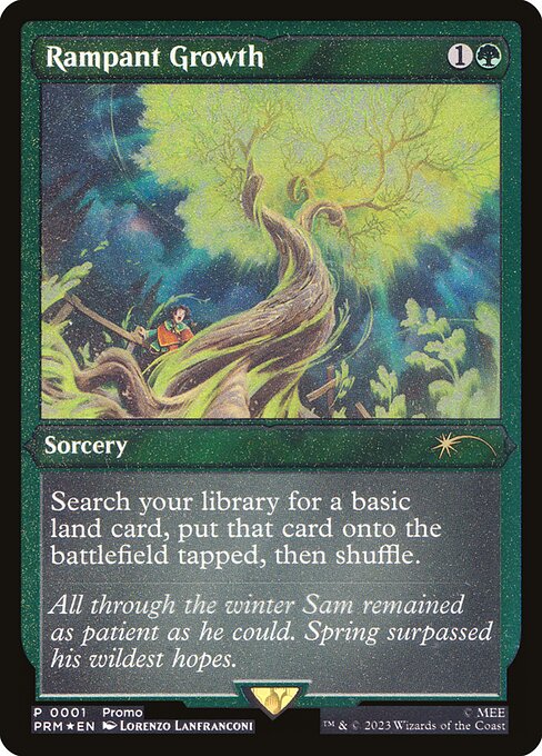 Wizards Play Network 2023 - 9 - Rampant Growth - Rare - Etched Foil
