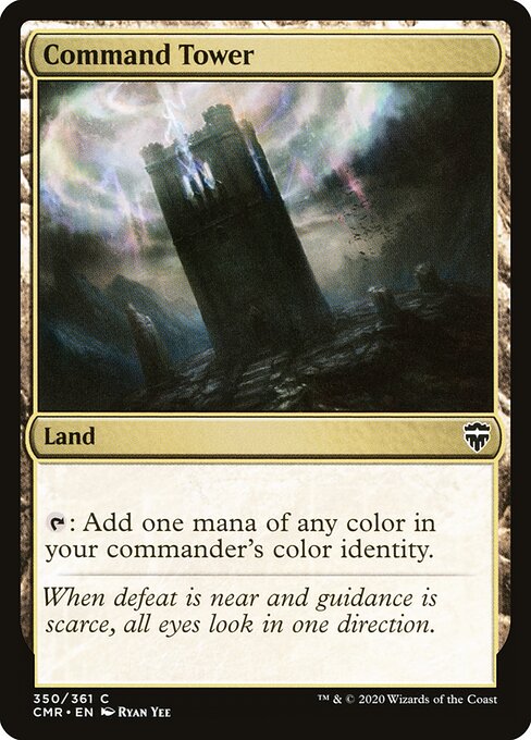Commander Legends - 350 - Command Tower - Common - Foil