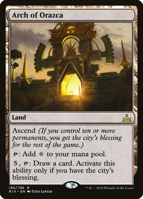 Rivals of Ixalan - 185 - Arch of Orazca - Rare