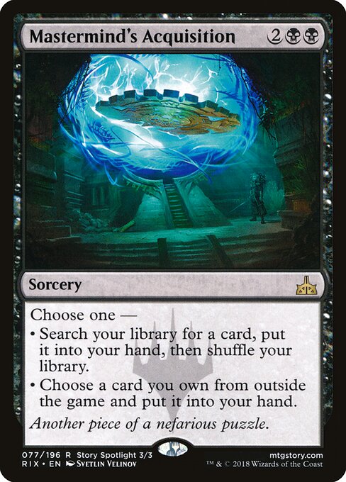 Rivals of Ixalan - 77 - Mastermind's Acquisition - Rare - Foil