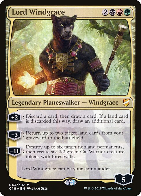 Commander 2018 - 43 - Lord Windgrace - Mythic - Foil