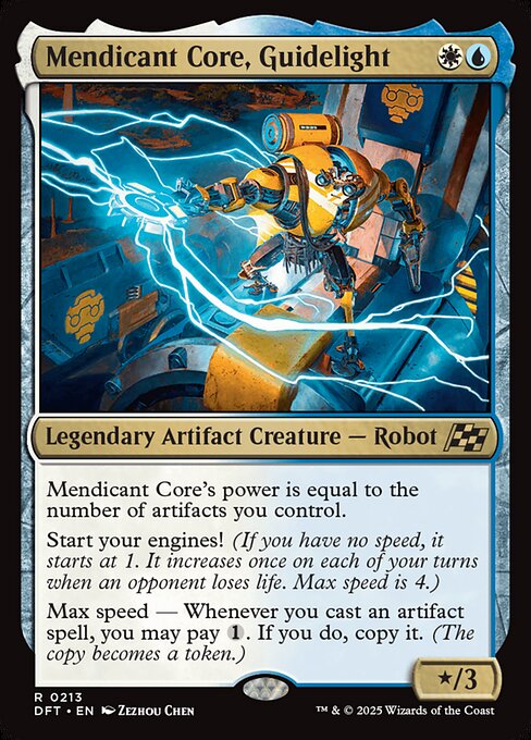 Aetherdrift - 213 - Mendicant Core, Guidelight - Rare