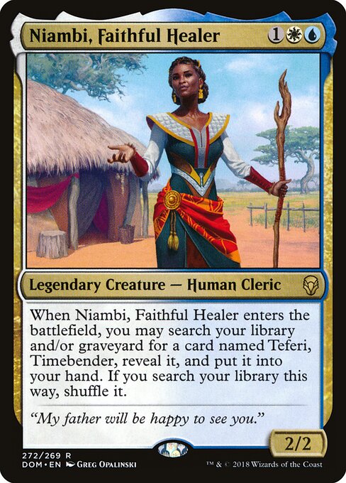 Dominaria - 272 - Niambi, Faithful Healer - Rare