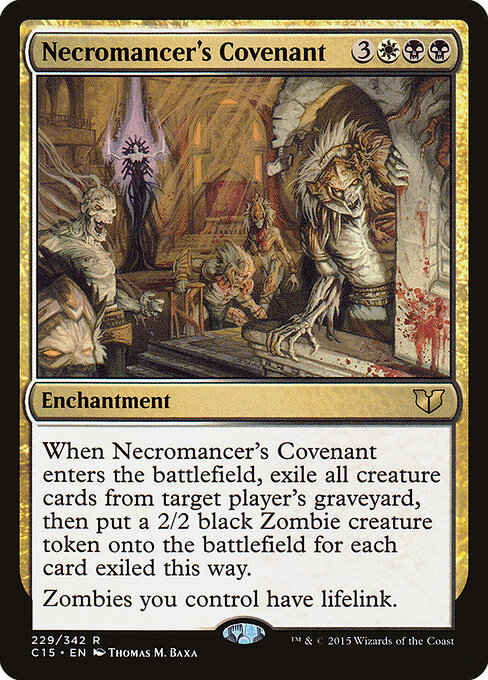 Commander 2015 - 229 - Necromancer's Covenant - Rare