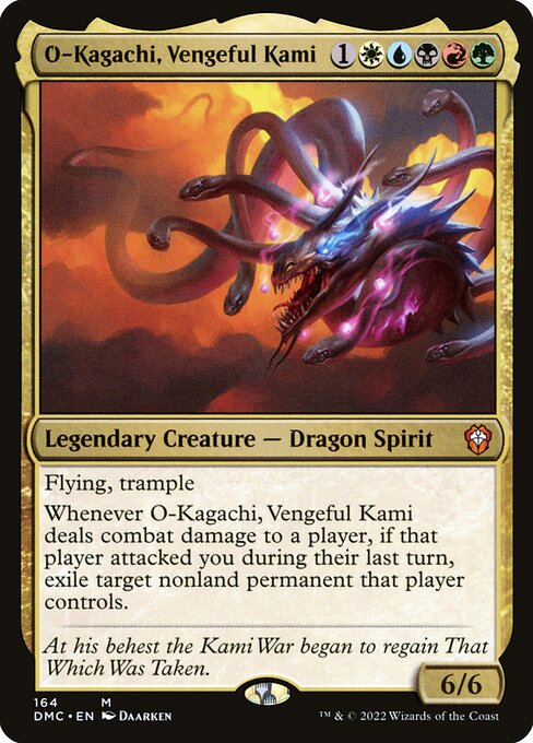 Dominaria United Commander - 164 - O-Kagachi, Vengeful Kami - Mythic