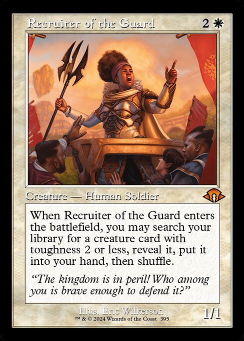 Modern Horizons 3 - 395 - Recruiter of the Guard - Mythic