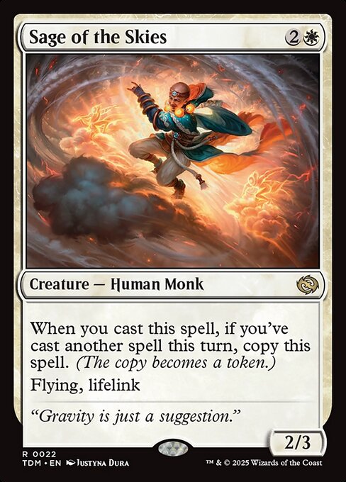 Tarkir: Dragonstorm - 22 - Sage of the Skies - Rare